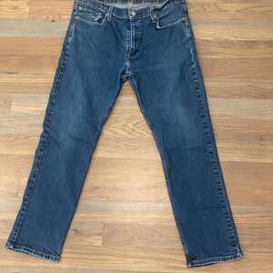 Levi's Dark Blue Straight Jeans
